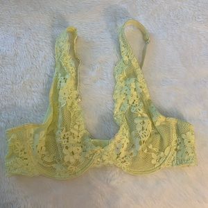 Bright Yellow Unlined Bra